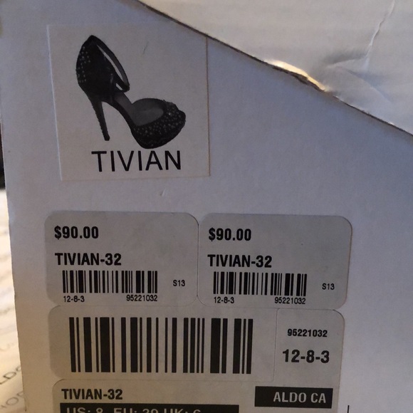 ALDO Tivian studded platform heels size 8.5 - Picture 11 of 11